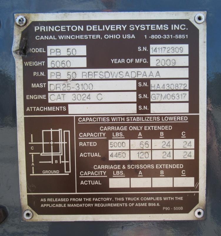 2009 Princeton PB50 12