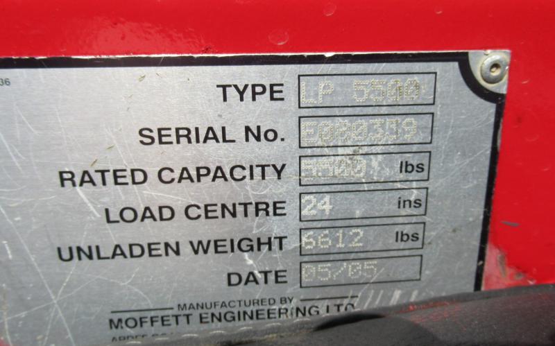 2005 Moffett LP5500 11